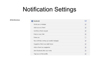 Notification Settings
 