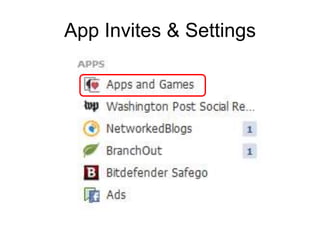 App Invites & Settings
 