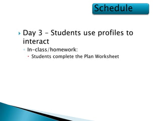Facebook Profile Project | PPTX