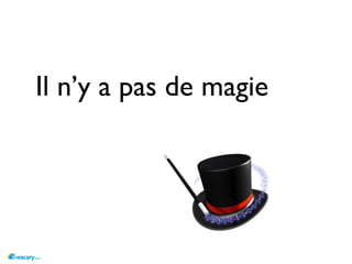 Il n’y a pas de magie
 