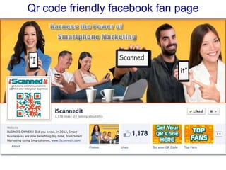 Qr code friendly facebook fan page
 