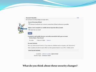 What do you think about these security changes?