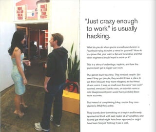 Facebook's Little Red Book