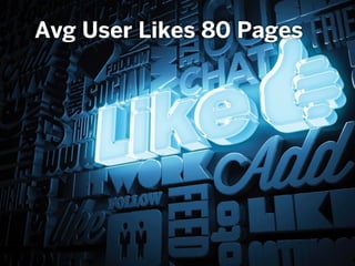 1.3 millionpieces of content on Facebook  
every minute of every day
people share
 