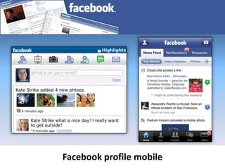 Facebook profile mobile