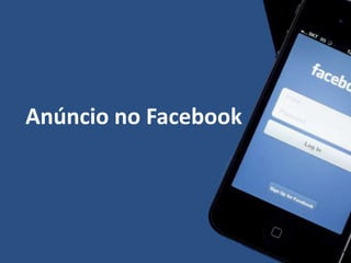 Anúncio no Facebook
 