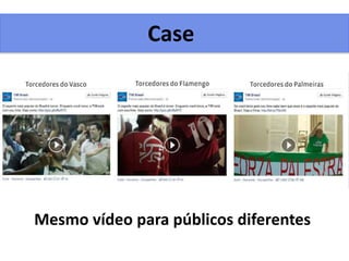 Mesmo vídeo para públicos diferentes
Case
 