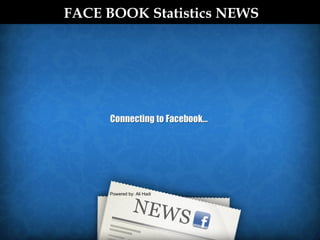 FACE BOOK Statistics NEWS Powered by: Ali Hadi 