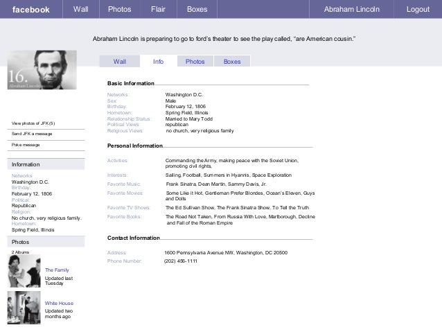 facebook sample page jfk facebook sample page jfk
