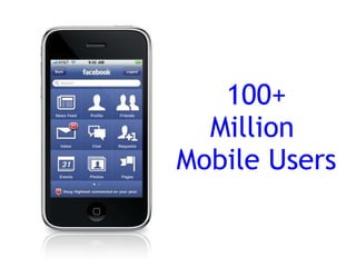 100+
  Million
Mobile Users
 