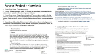 Access Project – 4 projects
4
 