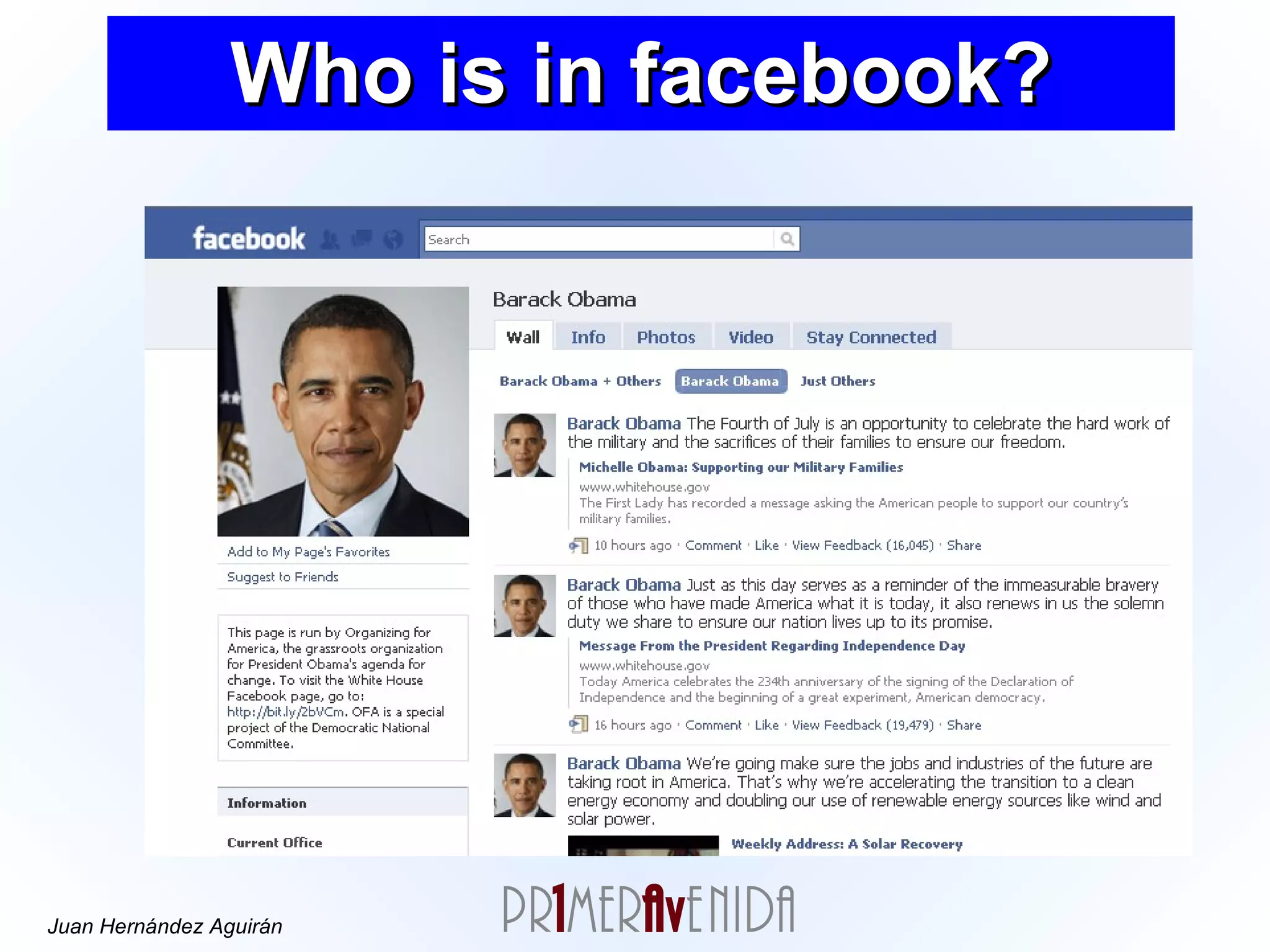 Who is in facebook? 