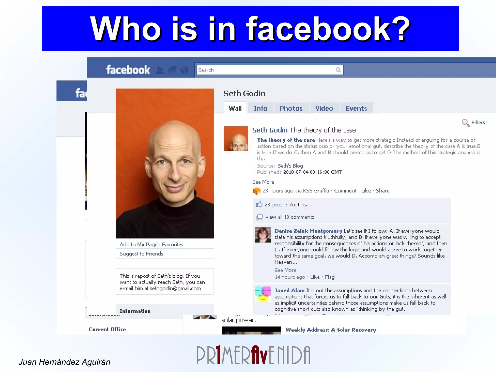 Who is in facebook? 