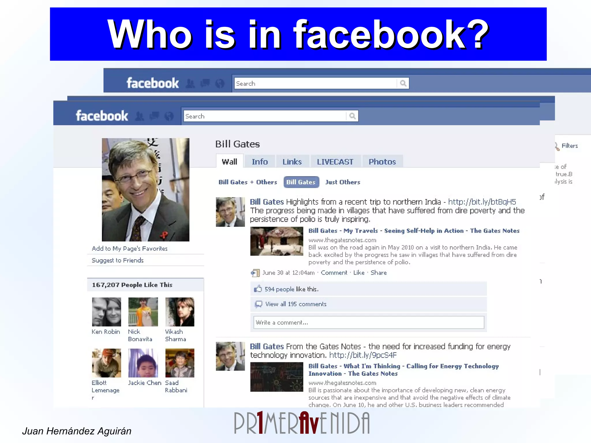Who is in facebook? 