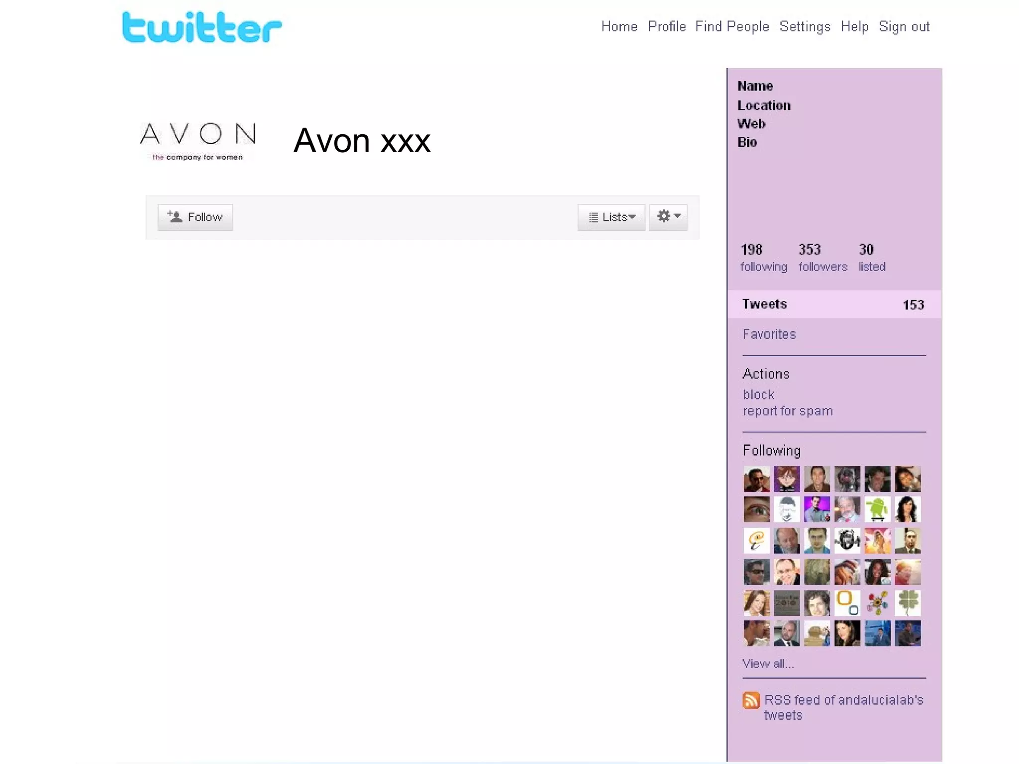 Avon xxx 