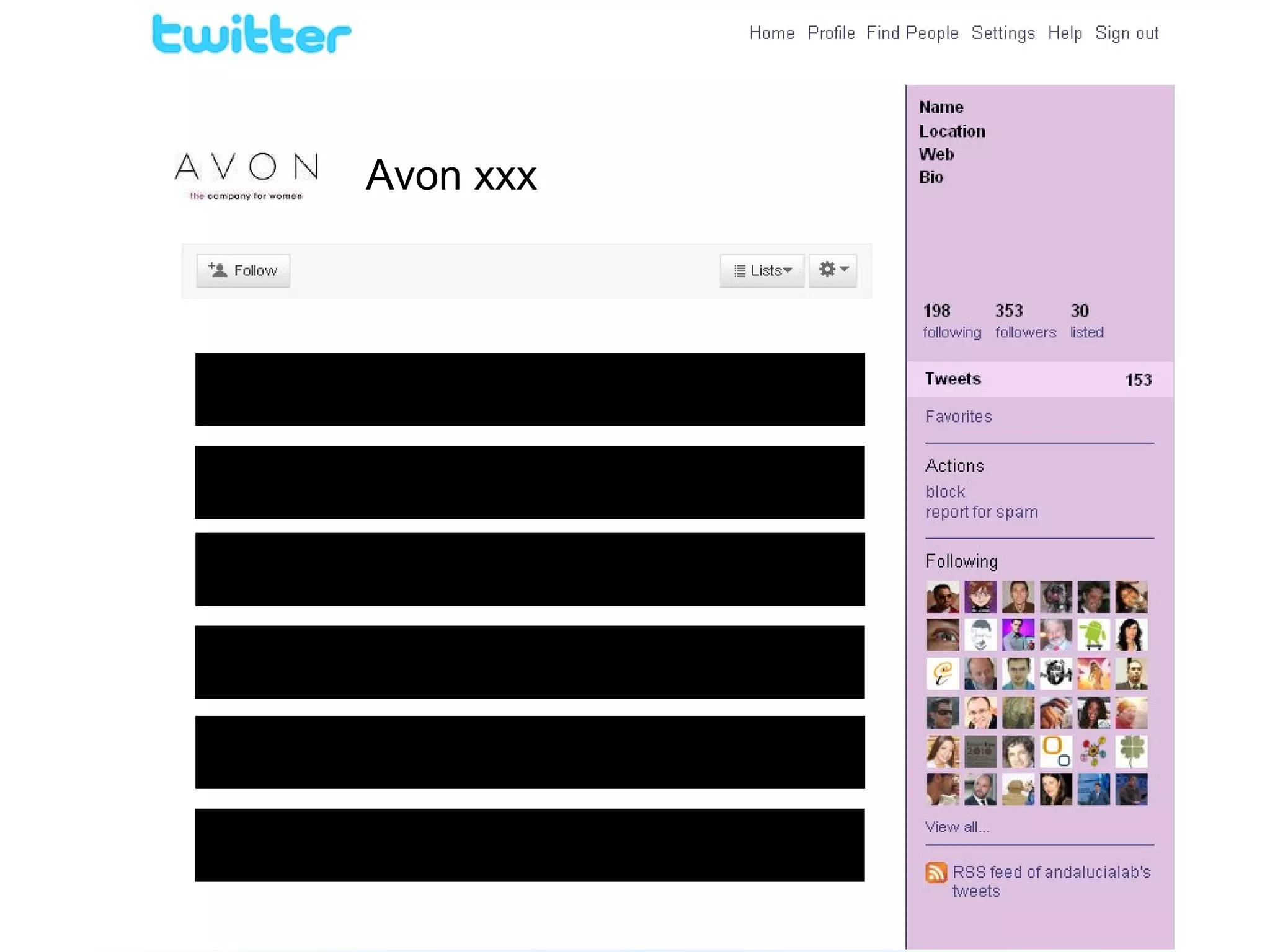 Avon xxx 