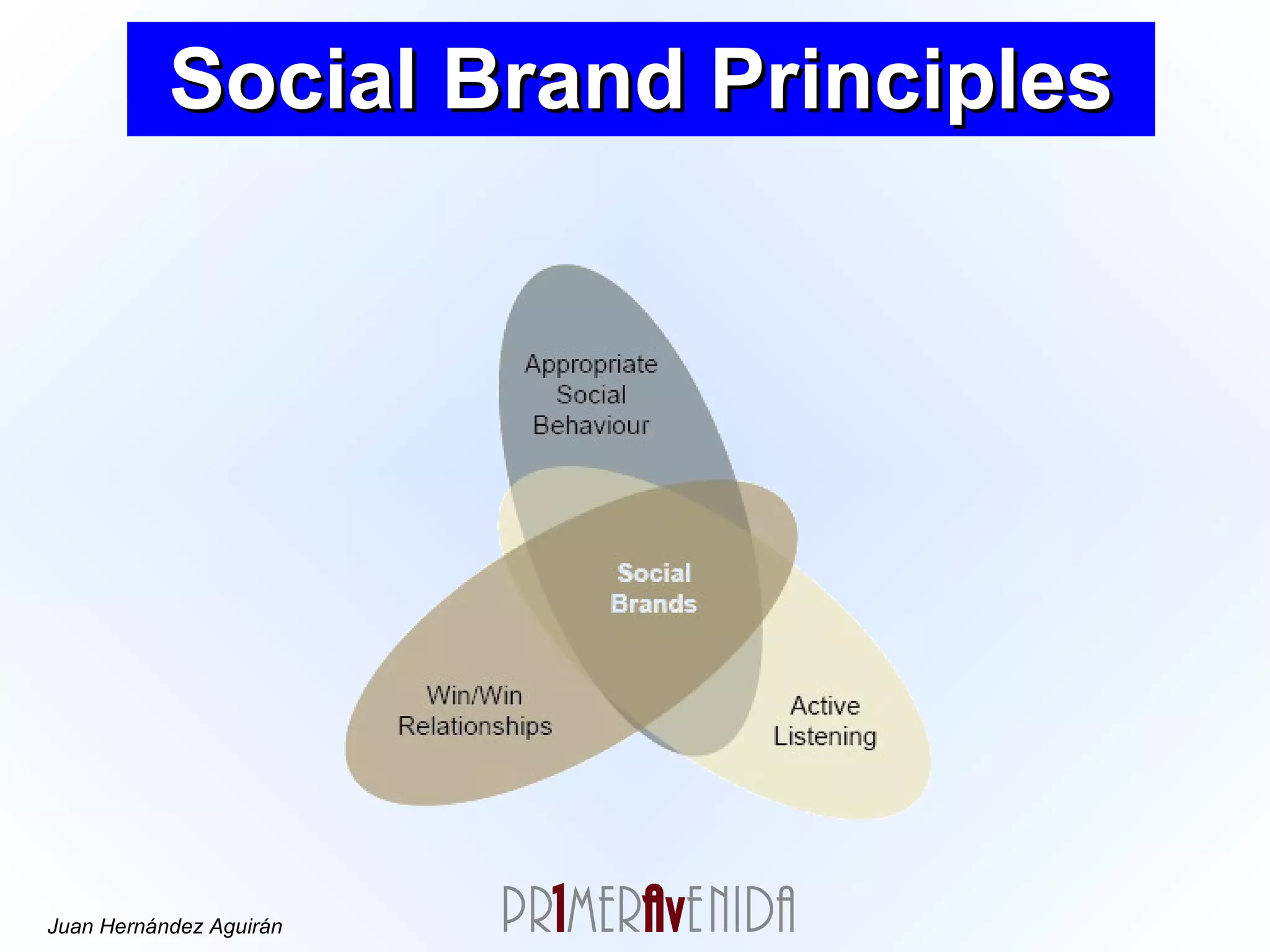 Social Brand Principles 
