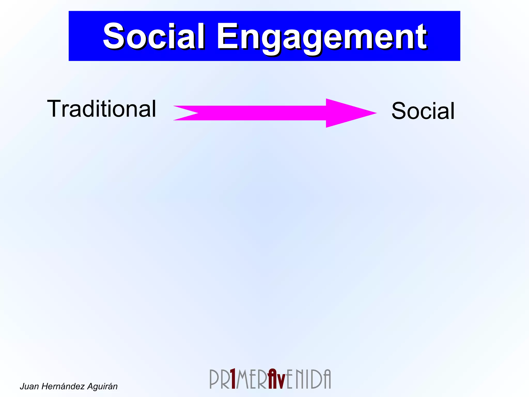 Traditional Social Engagement Social 