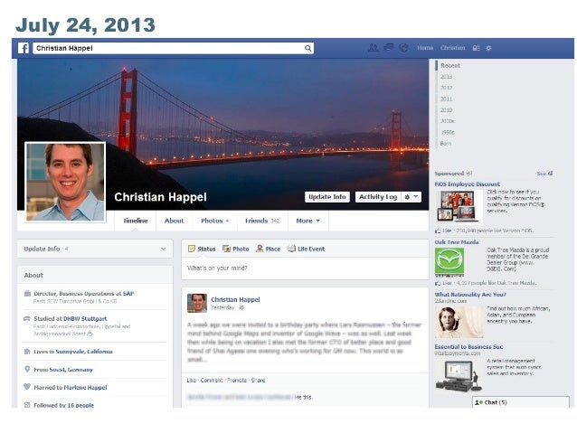 Facebook Ui Evolution