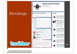 Microblogs




             34
 