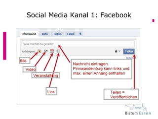 Social Media Kanal 1: Facebook
 