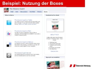 Beispiel: Nutzung der Boxes 