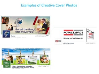 Examples of Creative Cover Photos
 