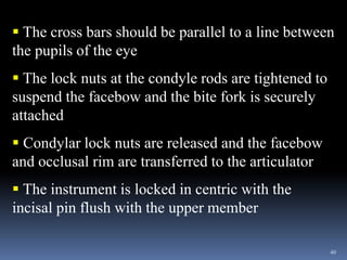 Condylar Rods Facebow | PPT