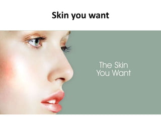 Skin you want
 
