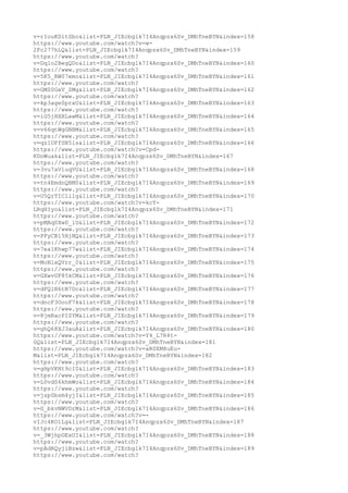 v=rIouKDltSbo&list=PLN_JIEcbglk7I4Anqpzx6Sv_DMhTneBYN&index=158
https://www.youtube.com/watch?v=w-
2Fc277hLQ&list=PLN_JIEcbglk7I4Anqpzx6Sv_DMhTneBYN&index=159
https://www.youtube.com/watch?
v=Dq1o2BegQDo&list=PLN_JIEcbglk7I4Anqpzx6Sv_DMhTneBYN&index=160
https://www.youtube.com/watch?
v=5K5_RW07emo&list=PLN_JIEcbglk7I4Anqpzx6Sv_DMhTneBYN&index=161
https://www.youtube.com/watch?
v=GMZ0GxV_ZMg&list=PLN_JIEcbglk7I4Anqpzx6Sv_DMhTneBYN&index=162
https://www.youtube.com/watch?
v=kp3age0prxU&list=PLN_JIEcbglk7I4Anqpzx6Sv_DMhTneBYN&index=163
https://www.youtube.com/watch?
v=iG5jHXXLawM&list=PLN_JIEcbglk7I4Anqpzx6Sv_DMhTneBYN&index=164
https://www.youtube.com/watch?
v=v66qtWgGNBM&list=PLN_JIEcbglk7I4Anqpzx6Sv_DMhTneBYN&index=165
https://www.youtube.com/watch?
v=qz1UFfSN5is&list=PLN_JIEcbglk7I4Anqpzx6Sv_DMhTneBYN&index=166
https://www.youtube.com/watch?v=Cpd-
KDoWuak&list=PLN_JIEcbglk7I4Anqpzx6Sv_DMhTneBYN&index=167
https://www.youtube.com/watch?
v=3vu7aVluqVU&list=PLN_JIEcbglk7I4Anqpzx6Sv_DMhTneBYN&index=168
https://www.youtube.com/watch?
v=tn4EmdnQBM0&list=PLN_JIEcbglk7I4Anqpzx6Sv_DMhTneBYN&index=169
https://www.youtube.com/watch?
v=U5QrTIClilg&list=PLN_JIEcbglk7I4Anqpzx6Sv_DMhTneBYN&index=170
https://www.youtube.com/watch?v=kcY-
LRqHIyo&list=PLN_JIEcbglk7I4Anqpzx6Sv_DMhTneBYN&index=171
https://www.youtube.com/watch?
v=pMAq0XwD_iU&list=PLN_JIEcbglk7I4Anqpzx6Sv_DMhTneBYN&index=172
https://www.youtube.com/watch?
v=PFyCB15HjNQ&list=PLN_JIEcbglk7I4Anqpzx6Sv_DMhTneBYN&index=173
https://www.youtube.com/watch?
v=7ea1Khwp77w&list=PLN_JIEcbglk7I4Anqpzx6Sv_DMhTneBYN&index=174
https://www.youtube.com/watch?
v=MoNlxQVrr_0&list=PLN_JIEcbglk7I4Anqpzx6Sv_DMhTneBYN&index=175
https://www.youtube.com/watch?
v=GXwvUF85kCM&list=PLN_JIEcbglk7I4Anqpzx6Sv_DMhTneBYN&index=176
https://www.youtube.com/watch?
v=dFQlN6tN7Dc&list=PLN_JIEcbglk7I4Anqpzx6Sv_DMhTneBYN&index=177
https://www.youtube.com/watch?
v=dncF3OooF7k&list=PLN_JIEcbglk7I4Anqpzx6Sv_DMhTneBYN&index=178
https://www.youtube.com/watch?
v=8jmRacPISYM&list=PLN_JIEcbglk7I4Anqpzx6Sv_DMhTneBYN&index=179
https://www.youtube.com/watch?
v=ghQ68XJ3auA&list=PLN_JIEcbglk7I4Anqpzx6Sv_DMhTneBYN&index=180
https://www.youtube.com/watch?v=Y4_L7R4t-
GQ&list=PLN_JIEcbglk7I4Anqpzx6Sv_DMhTneBYN&index=181
https://www.youtube.com/watch?v=aR0EM8uEu-
M&list=PLN_JIEcbglk7I4Anqpzx6Sv_DMhTneBYN&index=182
https://www.youtube.com/watch?
v=gHpVKHt9cI0&list=PLN_JIEcbglk7I4Anqpzx6Sv_DMhTneBYN&index=183
https://www.youtube.com/watch?
v=L0vdS6khmWo&list=PLN_JIEcbglk7I4Anqpzx6Sv_DMhTneBYN&index=184
https://www.youtube.com/watch?
v=jsp0bsm4yjI&list=PLN_JIEcbglk7I4Anqpzx6Sv_DMhTneBYN&index=185
https://www.youtube.com/watch?
v=G_bkvNWVDrM&list=PLN_JIEcbglk7I4Anqpzx6Sv_DMhTneBYN&index=186
https://www.youtube.com/watch?v=-
vIJc4KO1Lg&list=PLN_JIEcbglk7I4Anqpzx6Sv_DMhTneBYN&index=187
https://www.youtube.com/watch?
v=_3WjhpGExUI&list=PLN_JIEcbglk7I4Anqpzx6Sv_DMhTneBYN&index=188
https://www.youtube.com/watch?
v=pAdRQyjlBzw&list=PLN_JIEcbglk7I4Anqpzx6Sv_DMhTneBYN&index=189
https://www.youtube.com/watch?
 