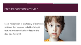 Face detection and recognition | PPT