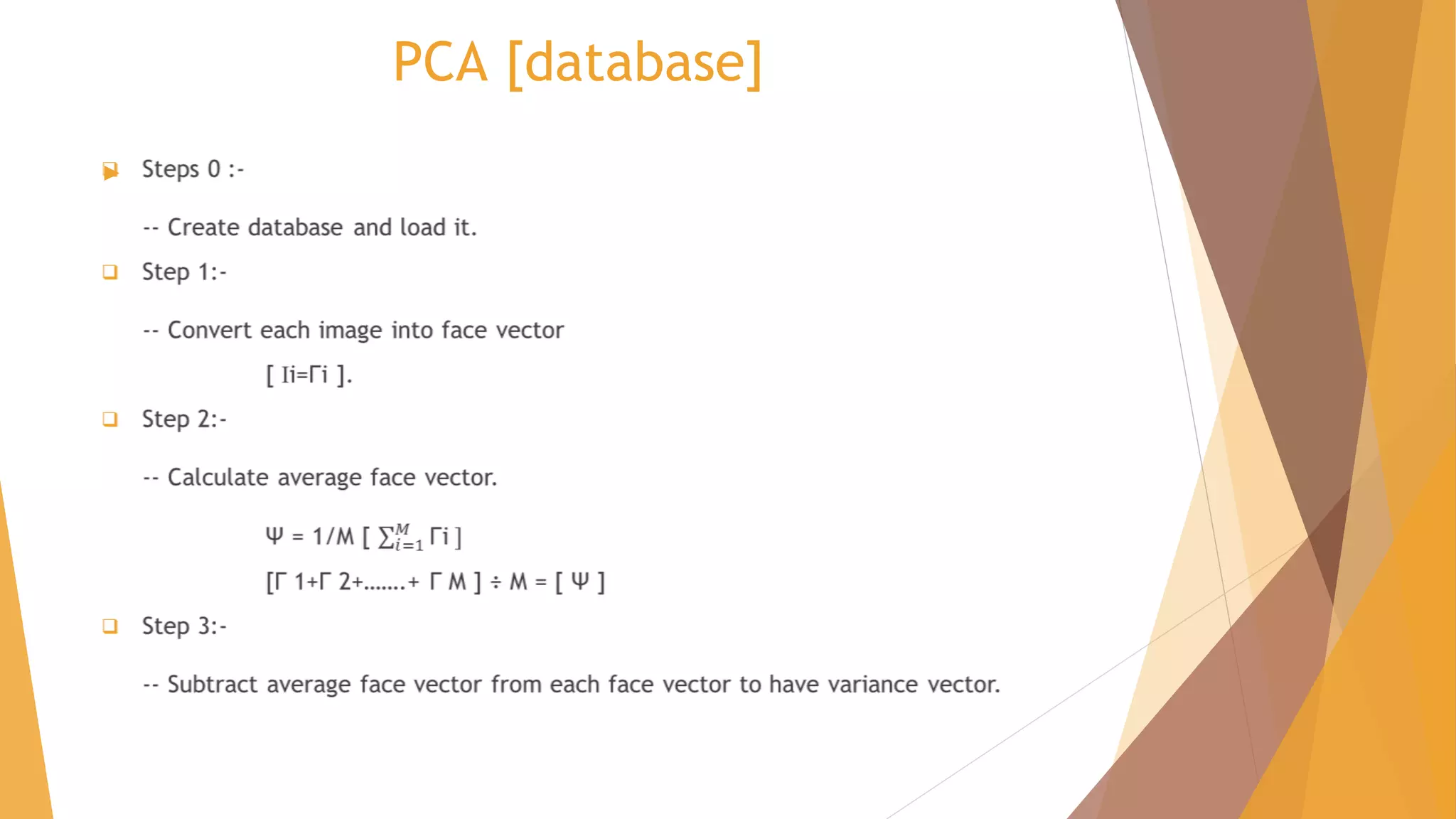 PCA [database]
►
 