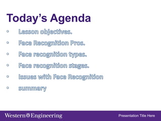 Today’s Agenda
Presentation Title Here
 