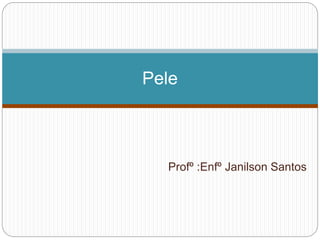 Profº :Enfº Janilson Santos
Pele
 