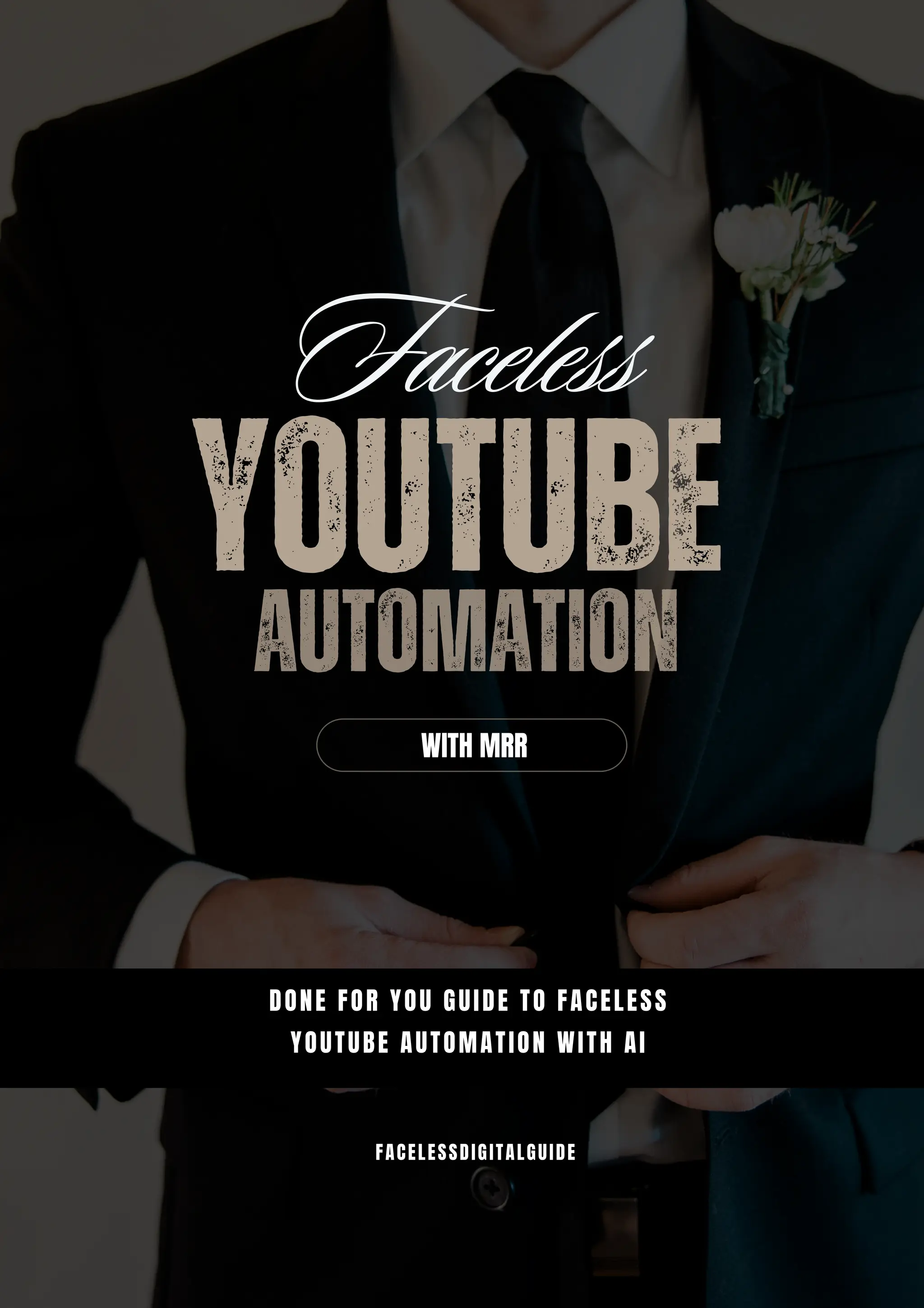 FACELESSDIGITALGUIDE
YouTube
Faceless
WITH MRR
DONE FOR YOU GUIDE TO FACELESS
YOUTUBE AUTOMATION WITH AI
Automation
 