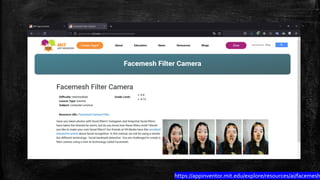 App inventor || Face Mesh Filter Camera and detection system in AI ...