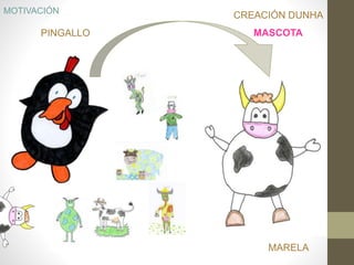 PINGALLO
MARELA
MOTIVACIÓN
CREACIÓN DUNHA
MASCOTA
 