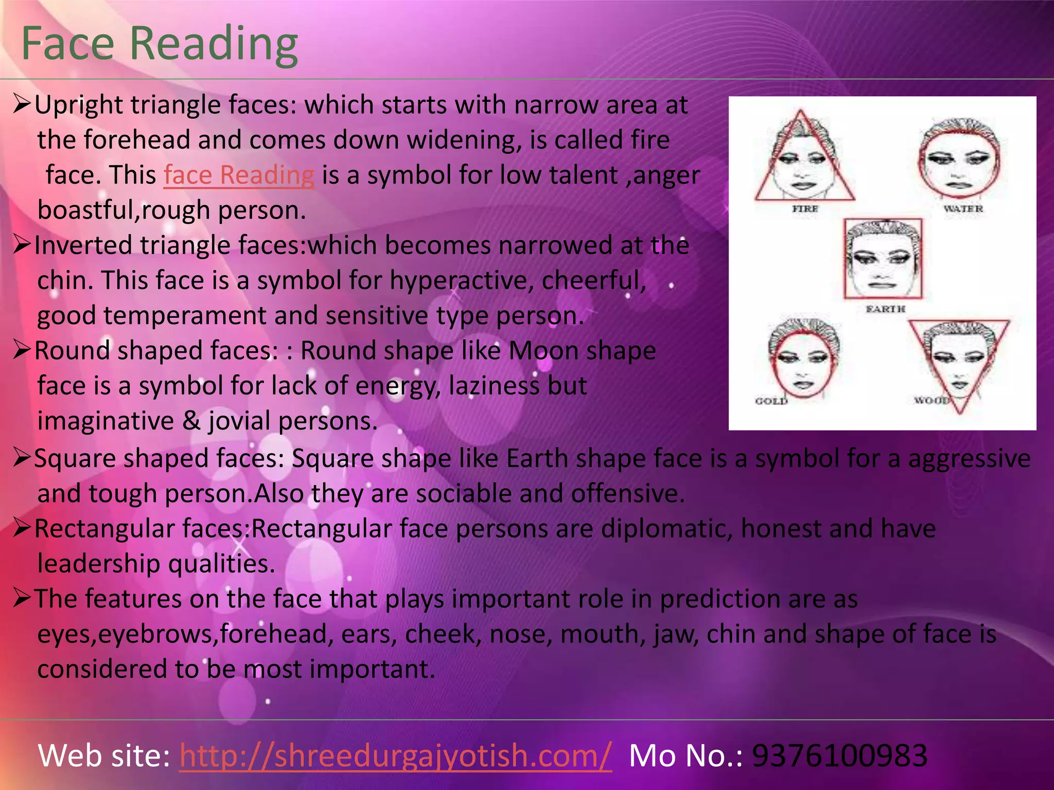 Face Readings Examples Face Reading | Future Reading by Face | Ahmedabad, India. | PPTX