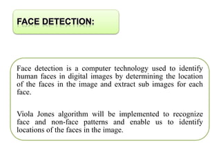 M Using Face face_reccognition attendance system using IoT | PPTX