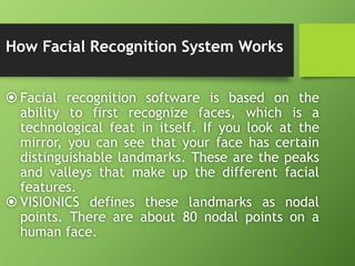 Face recognigion system ppt | PPTX