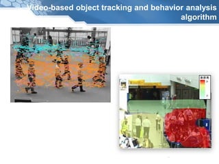 Video-based object tracking and behavior analysis
                                       algorithm
 