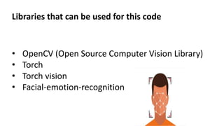 Face recognition using C python by AI for paper presentation | PPT