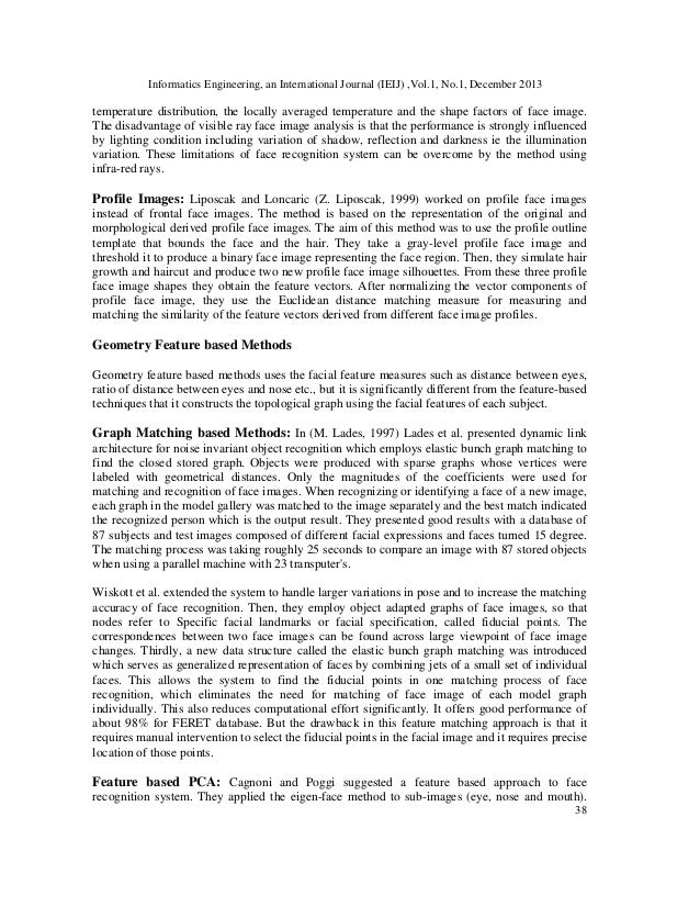 Facial recognition in the future picture