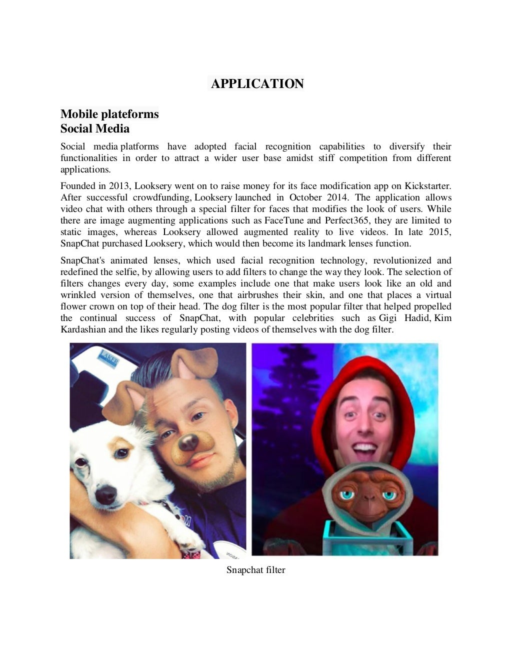 Face Recognition Research Report