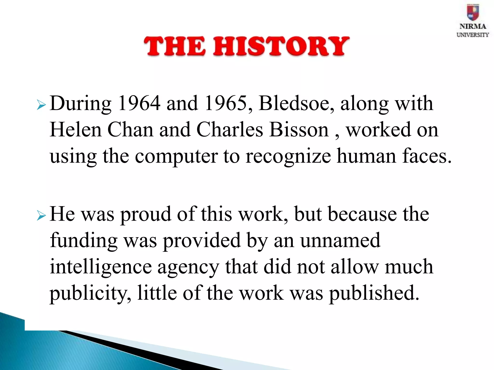 Biometrics : Skin Texture Analysis.