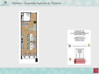 Plantas – Sugestão Agência de Turismo
 
