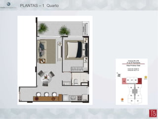 PLANTAS – 1 Quarto
 