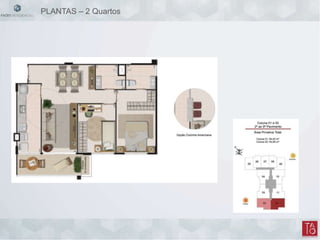 PLANTAS – 2 Quartos
 