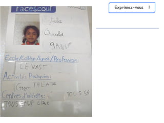 Exprimez-vous  ! 
