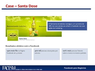 Facebook para Negócios
Case – Santa Dose
 